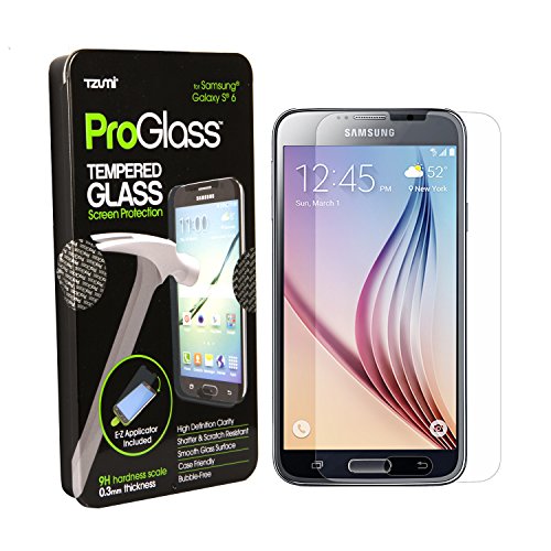 0817243038710 - TZUMI PROGLASS PREMIUM HD TEMPERED GLASS SAMSUNG SCREEN PROTECTOR FOR SAMSUNG GALAXY - MAXIMUM SCREEN PROTECTION FROM SCRATCHES AND DROPS - TOUCHSCREEN ACCURACY AND CLARITY (SAMSUNG GALAXY S6)