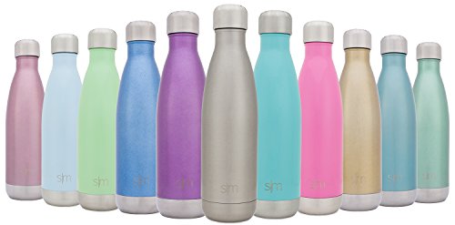 0817544020438 - SIMPLE MODERN 25OZ VACUMM INSULATED WAVE BOTTLE - DOUBLE-WALLED STAINLESS STEEL WATER THERMOS CUP - COMPARE TO S'WELL, CONTIGO & HYDRO FLASK - COLA STYLE SPORTS TUMBLER - SIMPLE STAINLESS