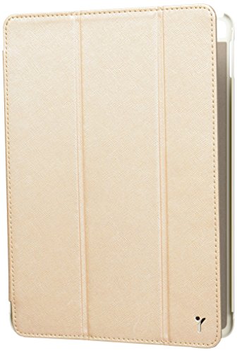 0817713014312 - THE JOY FACTORY SMARTSUIT ULTRA SLIM SNAP ON STAND/CASE WITH WAKE/SLEEP COVER FOR FOR IPAD AIR 2, GOLD (CSA205G)