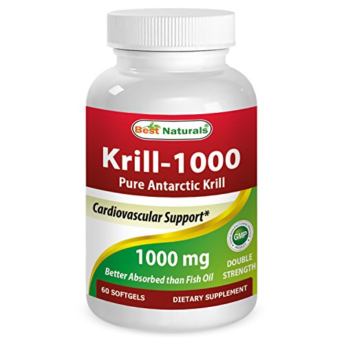 0817716012667 - KRILL OIL 1000MG -- DOUBLE STRENGTH -- 60 SOFTGELS -- CONTAINS HIGH CONCETRATION OF ASTAXANTHIN - HIGHER IN OMEGA 3 THAN FISH OIL - GREAT FOR MAINTAINING CARDIOVASCULAR HEALTH* - SUPPORTS BRAIN HEALTH* - IMMUNE SYSTEM BOOST*