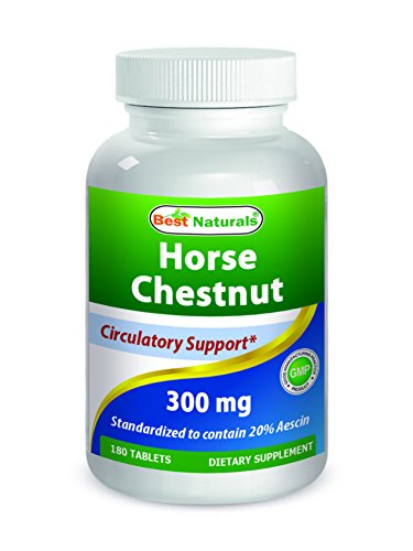 0817716014449 - BEST NATURALS HORSE CHESTNUT EXTRACT 300 MG 180 TABLETS