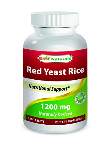 0817716014494 - BEST NATURALS RED YEAST RICE 1200 MG 120 TABLETS