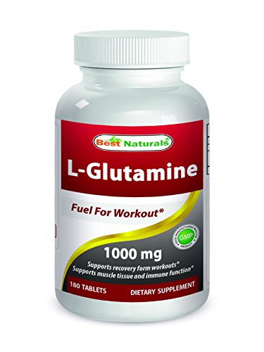 0817716014500 - BEST NATURALS L-GLUTAMINE 1000 MG 180 TABLETS
