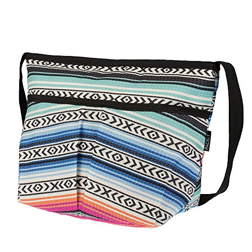 0817801015399 - PACKIT FREEZABLE CARRYALL LUNCH BAG, FIESTA