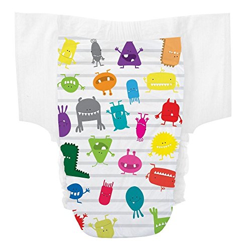 0817810016233 - THE HONEST COMPANY TRAINING PANTS (MONSTERS, SIZE 3T/4T)