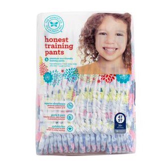 0817810016271 - HONEST DISPOSABLE TRAINING PANTS, CHAMBRAY FLORAL (SIZE 4T/5T FOR 38+ LBS)