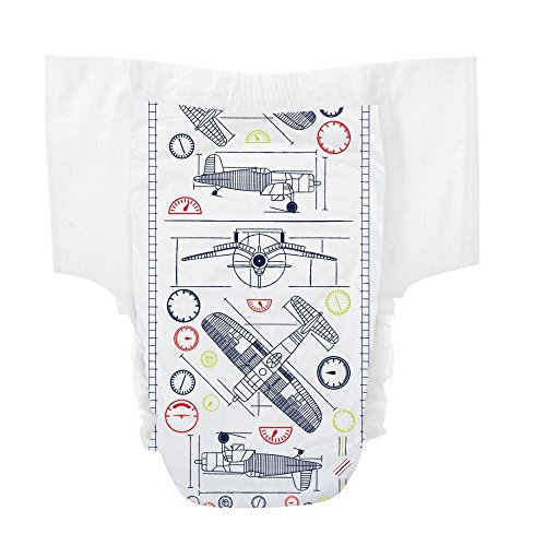 0817810016301 - THE HONEST COMPANY TRAINING PANTS (AIRPLANES PRINT, SIZE 4T/5T) 19 COUNT