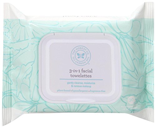 0817810017315 - THE HONEST COMPANY 3-IN-1 FACIAL TOWELETTES (30-COUNT)