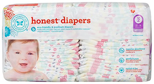 0817810022203 - HONEST DIAPERS, TRIBAL, SIZE 2, 40 COUNT