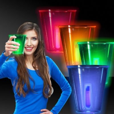 0817831012887 - NEON GLOW CUPS12OZ4 PACK