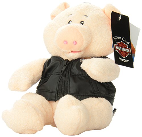 0081787201101 - HARLEY-DAVIDSON BIKER CLUB TORQUE PIG BEAN BAG TOY BY KIDS PREFERRED