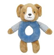 0081787677890 - KIDS PREFERRED CARTER’S PUPPY RING RATTLE, PLUSH TOY FOR BABIES