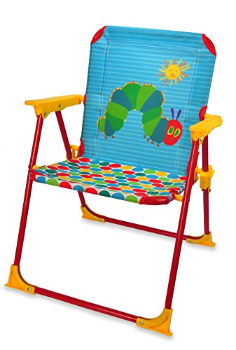 0081787965126 - WORLD OF ERIC CARLE, THE VERY HUNGRY CATERPILLAR FOLDING CHAIR BY KIDS PREFERRED
