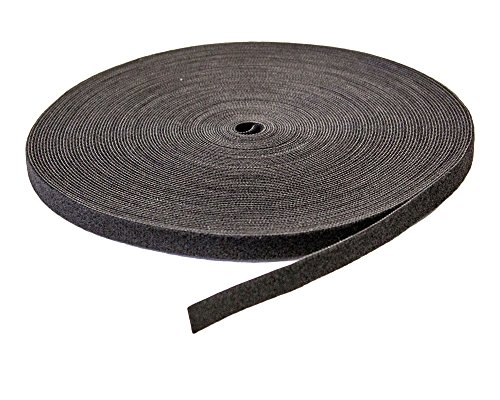 0817880019035 - NAVEPOINT 1/2 INCH ROLL HOOK & LOOP REUSABLE CABLE TIES WRAPS STRAPS - 25M 82FT 3-PACK
