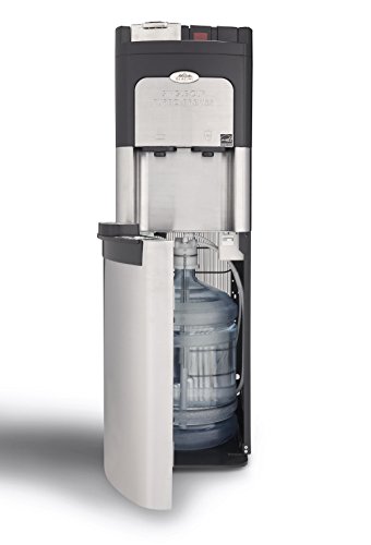 0817925002497 - GLACIAL, COFFEE MAKER SINGLE CUP & COMMERCIAL WATER COOLER, SELF CLEANING, BOTTOM LOADING, STAINLESS STEEL WITH INFUSION AND 5 CUP SIZES