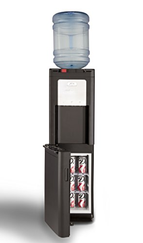 0817925002909 - GLACIAL COLD, HOT AND COOL SELF CLEANING TALL BLACK WATER COOLER / REFRIGERATOR
