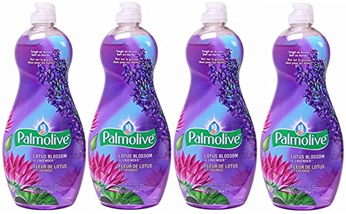 0817930020165 - PALMOLIVE ULTRA SOFT TOUCH DISH LIQUID, LOTUS BLOSSOM AND LAVENDER, 25 OUNCE (4 PACK LOTUS BLOSSOM)