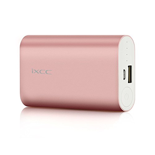 0817983020075 - IXCC 5200MAH HIGH SPEED CHARGING PORTABLE CHARGER CANDY BAR-SIZED POWER BANK COMPACT EXTERNAL BATTERY FOR IPHONE, IPAD, SAMSUNG GALAXY OR MORE -PINK