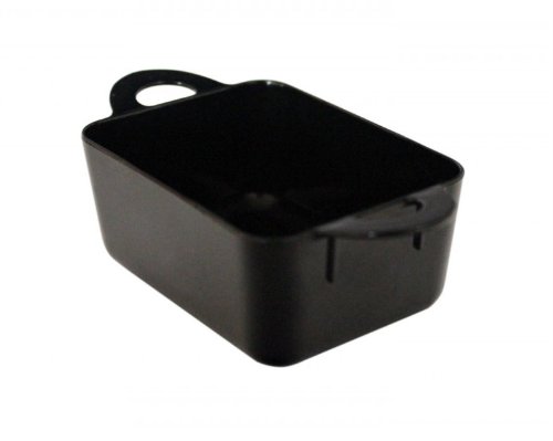 0818247012799 - RECTANGULAR COCOTTE BLACK 3.75 INCHES 100 COUNT BOX