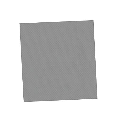 0818247018012 - LUXENAP MICROPOINT 2 PLY DISPOSABLE COCKTAIL NAPKINS IN GREY 8X8 INCHES 100 COUNT