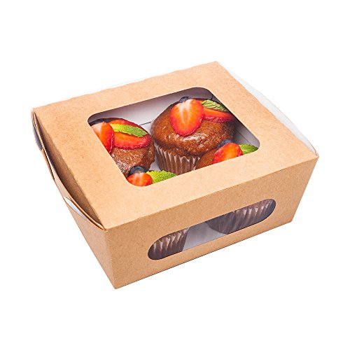 0818247018753 - RESTAURANTWARE MEDIUM CAFE VISION COLLECTION BIO LUNCH BOX WITH TWO WINDOWS 35 OUNCES 200 COUNT BOX