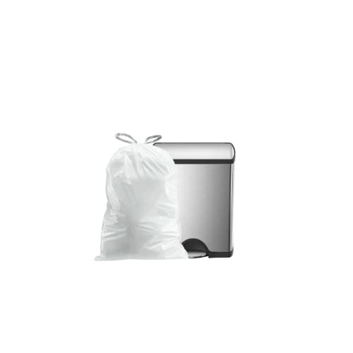 Plasticplace Code B Compatible, Drawstring, Trash Can Liners, 1.6