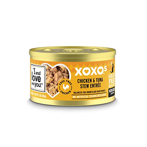 0818336013591 - I AND LOVE AND YOU XOXOS - CHICKEN & TUNA PATE GRAIN FREE CANNED CAT FOOD 3OZ