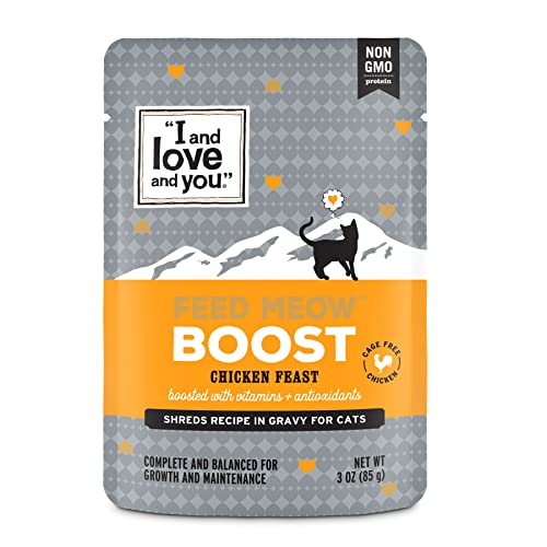 0818336013645 - I AND LOVE AND YOU FEED MEOW BOOST - CAT TOPPER