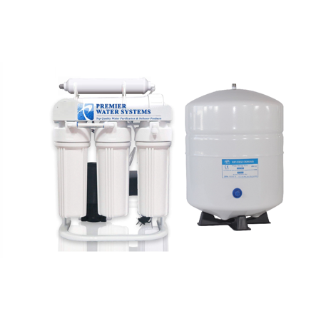 0818368010490 - LIGHT COMMERCIAL REVERSE OSMOSIS WATER FILTER SYSTEM 200 GPD 6 GALLON TANK USA