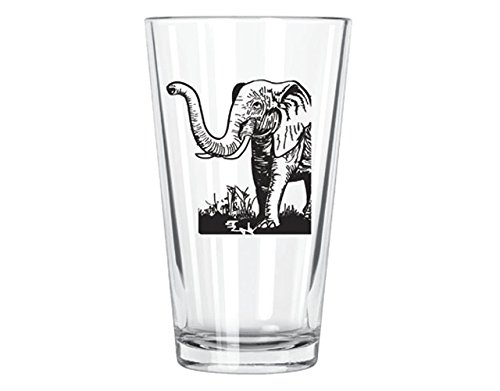 0818387007068 - CORKOLOGY ELEPHANT PINT GLASS, CLEAR