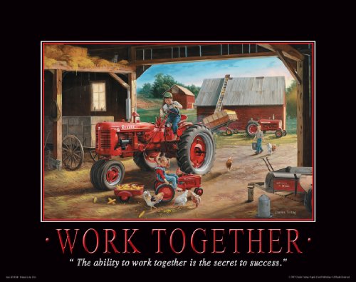 0818430011059 - FARMALL CASE IH TRACTOR MOTIVATIONAL POSTER ART PRINT 11X14 CHARLES FREITAG WALL DECOR PICTURES