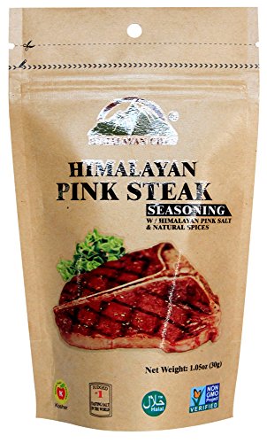 0818581012172 - WBM HIMALAYAN CHEF PINK STEAK SEASONING POUCH, 1.05 OUNCE (PACK OF 12)