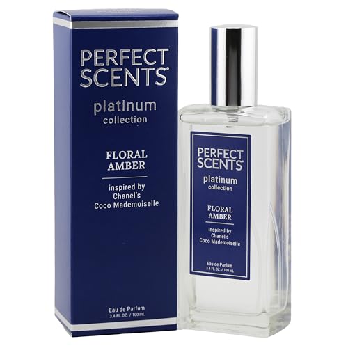 0818665019813 - PERFECT SCENTS FRAGRANCES | INSPIRED BY CHANEL’S COCO MADEMOISELLE | PLATINUM COLLECTION | FLORAL AMBER | WOMEN’S EAU DE PARFUM | VEGAN, PARABEN & PHTHALATE FREE | NEVER TESTED ON ANIMALS | 3.4 FL OZ