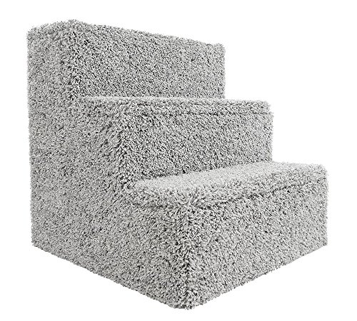 0818957011037 - NEW CAT CONDOS PREMIER PET STAIRS, GRAY