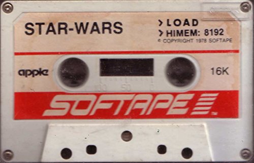 0081921978166 - STAR-WARS / SPACE MAZE (APPLE ][ LINE AUDIO CASSETTE TAPE DATA DRIVE MEDIA 1978)