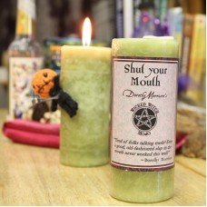 0819470011641 - ARCADIA MARKETPLACE PRESENTS COVENTRY CREATIONS WICKED WITCH MOJO CANDLE SHUT YOUR MOUTH BY DOROTHY MORRISON