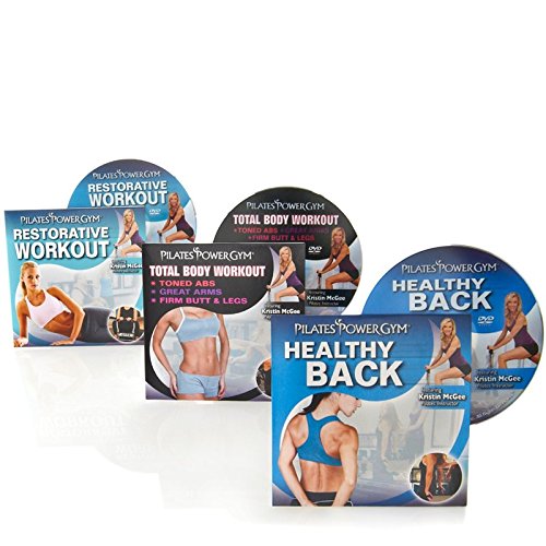 PILATES POWER GYM 3 DVD FITNESS PACKAGE (TOTAL BODY, HEALTHY BACK