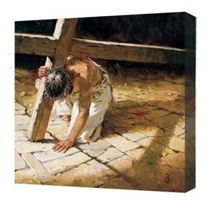 0081983343544 - CANVAS PRINT-ROAD TO THE CROSS