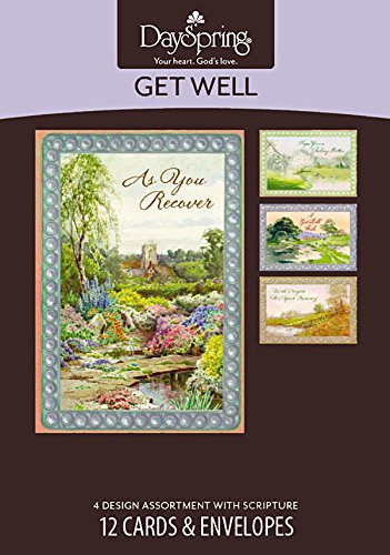 0081983450525 - WATERS OF LIFE GET WELL CARDS (BOX OF 12)