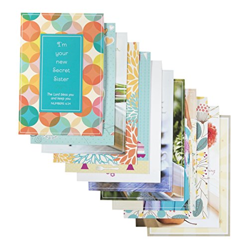 0081983569333 - DAYSPRING SECRET SISTER BOXED GREETING CARDS W EMBOSSED ENVELOPES - FUN, 12 COUNT