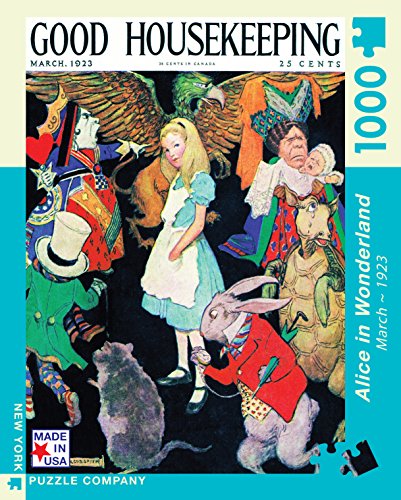 0819844011048 - NEW YORK PUZZLE COMPANY - GOOD HOUSEKEEPING ALICE IN WONDERLAND - 1000 PIECE JIGSAW PUZZLE