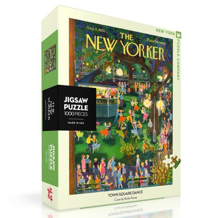 0819844011321 - NEW YORK PUZZLE COMPANY - NEW YORKER TOWN SQUARE DANCE - 1000 PIECE JIGSAW PUZZLE