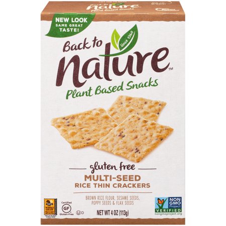 0819898010011 - BACK TO NATURE MULTISEED GLUTEN FREE CRACKERS