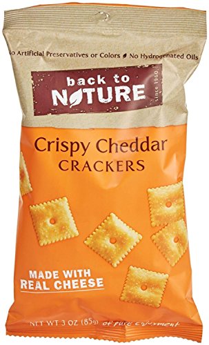 0819898010370 - BACK TO NATURE CRISPY CHEDDAR CRACKERS, 3 OUNCE (PACK OF 9)