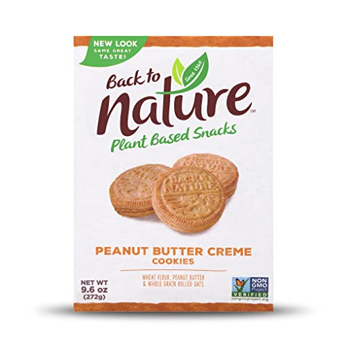 0819898011018 - BACK TO NATURE PEANUT BUTTER CREME COOKIE, 9.5 OZ