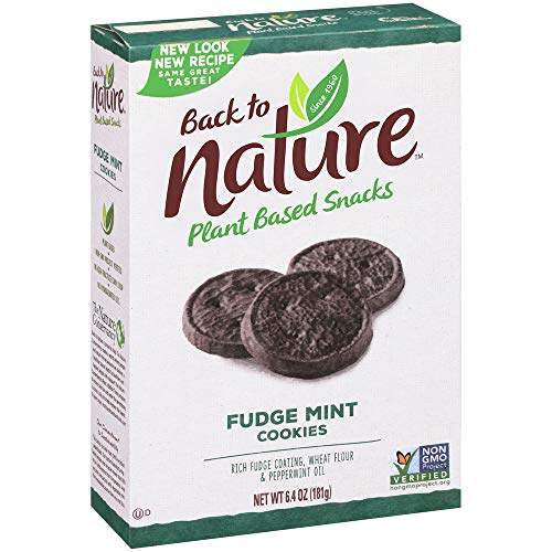 0819898011025 - BACK TO NATURE FUDGE MINT COOKIES, 6.4-OUNCE BOXES (PACK OF 6)