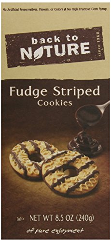 0819898011094 - BACK TO NATURE FUDGE, STRIPED, 8.5 OUNCE