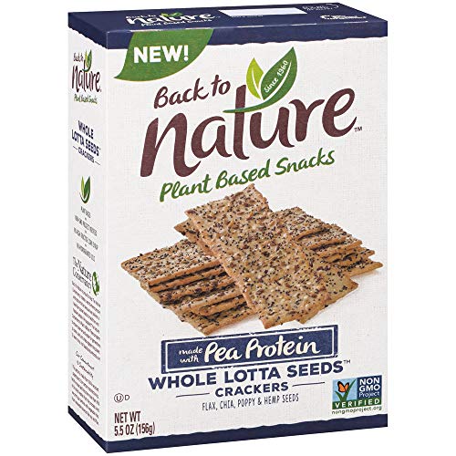 0819898014095 - BACK TO NATURE PROTEIN CRACKERS, SEVEN SEED, 6 OZ