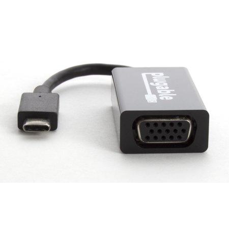 0819927010845 - PLUGABLE USB 3.1 USB-C TO VGA ADAPTER FOR MACBOOK RETINA 12 2015 / 2016, CHROMEBOOK PIXEL 2015, THUNDERBOLTTM 3 & MORE