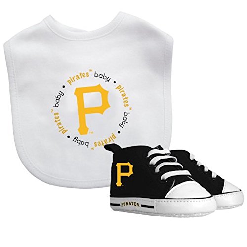0819951018695 - BABY FANATIC BIB WITH PRE-WALKERS, PITTSBURGH PIRATES